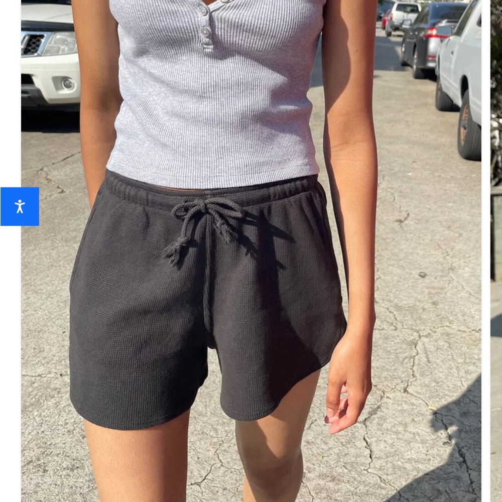 2 pairs navy and baby pink Brandy Melville Shorts